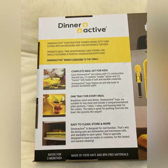 NEW DINNER ACTIVE KIDS DINING SET - Picture 7 of 9